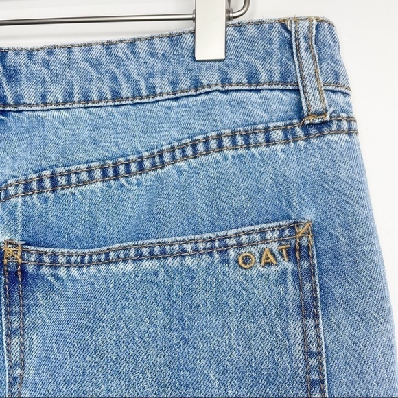 OAT High Rise Straight Leg Jeans Size 28 - Picture 8 of 9